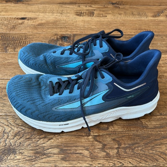 Altra Torin 6 Road Running Shoes Foot Shape Zero Drop Mineral Blue Mens Size 8.5 - Picture 6 of 10